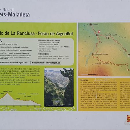 Apartamento El Refugio De Sara Benasque Exterior foto